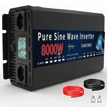 Inversor De Energia 12v 110v 8000w Onda Senoidal Pura