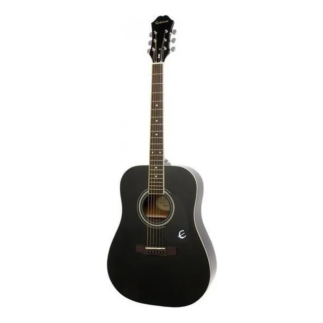 Guitarra acústica Epiphone DR-100 para diestros ebony rosewood brillante