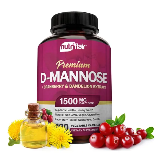 Suplemento Nutriflair D-manosa 1200 Mg Con Arándano 120 Cáps