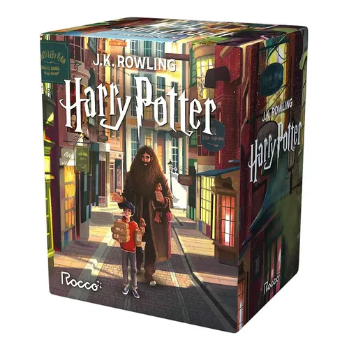 Coleção Completa Livro Harry Potter Box 7 Volumes + Marcador