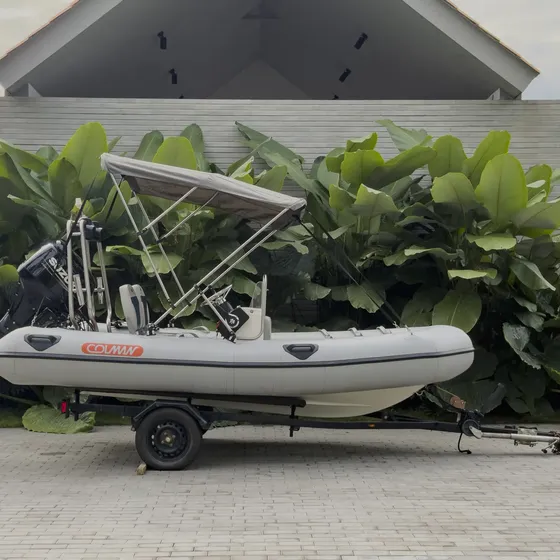 Bote Inflable Tipo Zodiac Con Motor Suzuki 4 60hp