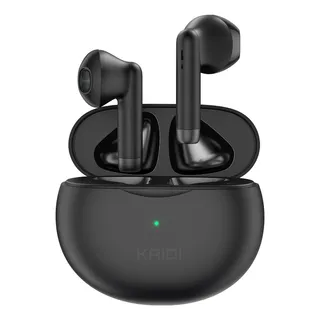 Fone De Ouvido In-ear Sem Fio Kaidi Tws Kd-770 Kd-770 Preto Com Luz Led Fone De Ouvido In-ear Sem Fio Kaidi Tws Kd-770 Kd-770 Preto Com Luz Led