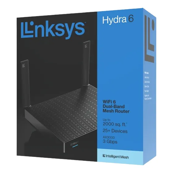 Router Linksys Hydra 6 Dual Band Mesh Wifi 6 -ax3000 Gigabit