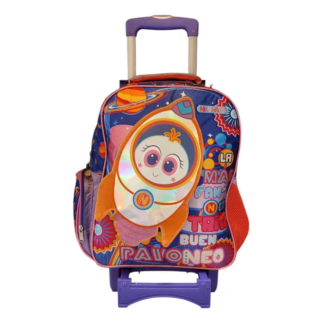 Mochila Escolar Con Carro Neonatos Distroller Rocket Ruz