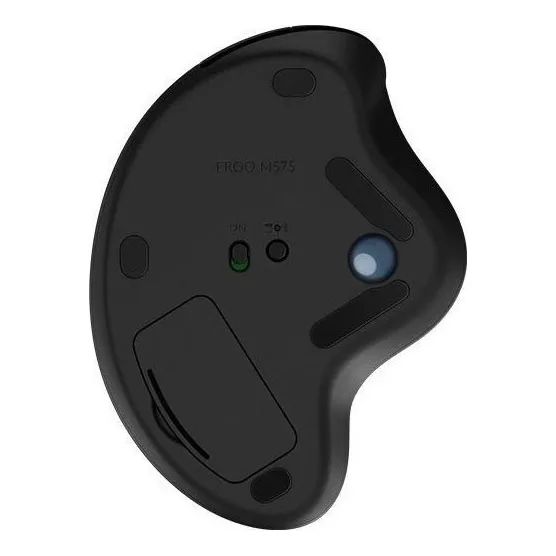 Mouse trackball inalámbrico Logitech Ergo M575 negro