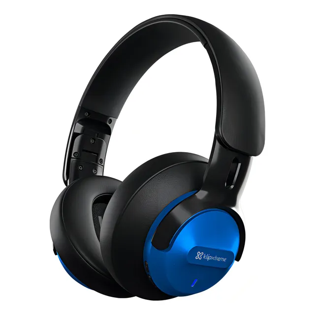 Auriculares Klip Xtreme Knh750 Hi-fi Cancelacion De Ruido Color Azul