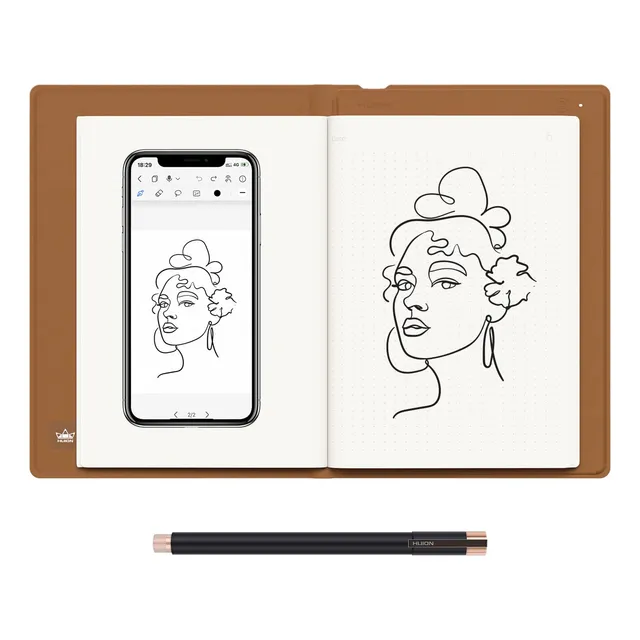 Tableta Digital De Dibujo Huion Note 2 En 1 A5