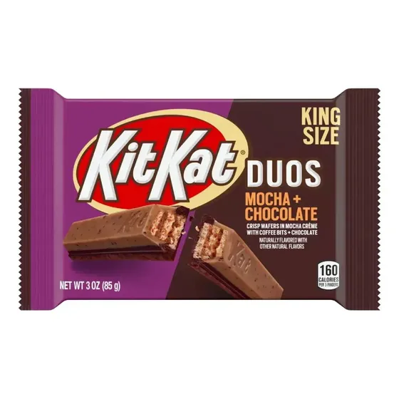 Kit Kat Duos Mocha Kitkat Cafe + Chocolate King Size 85g