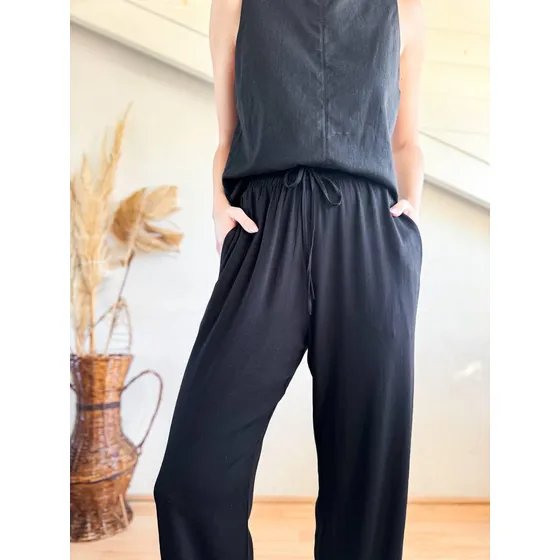 Pantalón Lulyna Lino Alto Mujer Primavera/verano 2024