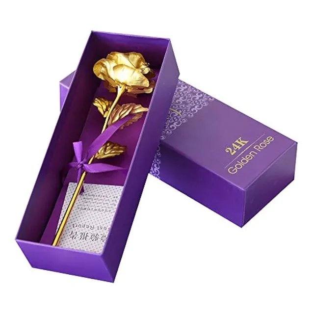 Rosa Eterna Oro Bella Y Bestia Detalles De Amor Aniversario