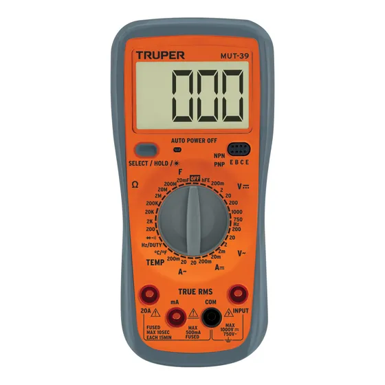 Multímetro Digital Industrial Truper 10402
