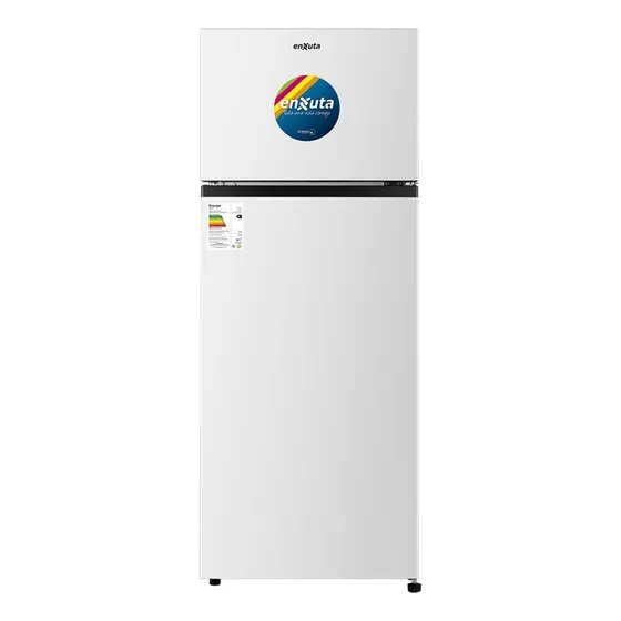 Heladera con freezer Enxuta RENX16200FH color white con capacidad de 205L 220V