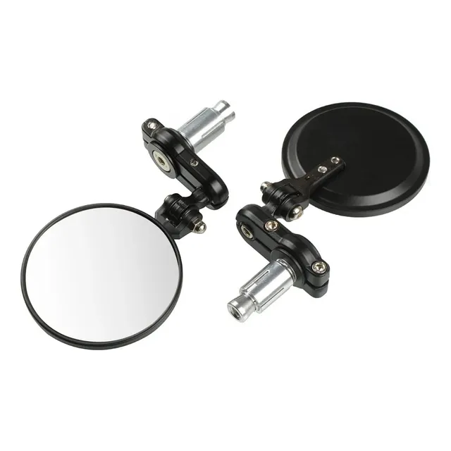 Espejos Cafe Racer Redondos Tipo Super Motard 