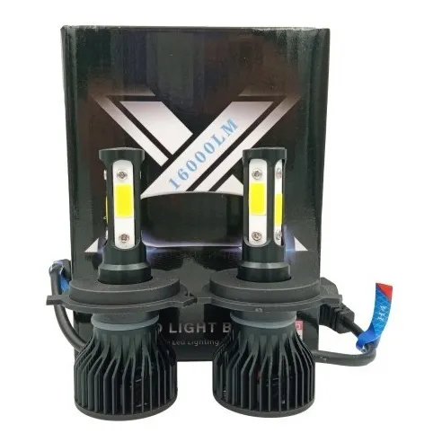 Bombillos Luces Led H4 H7  H11 9005 9006 4 Caras 16.000lm