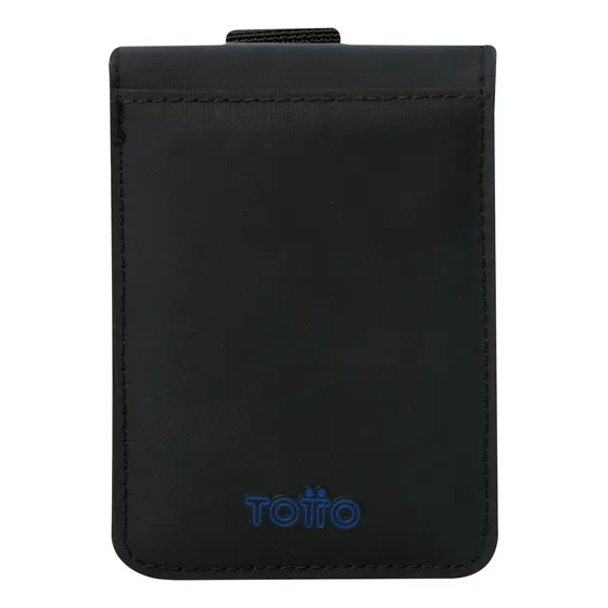 Billetera Para Hombre Totto Dual Tamaño Grande Rfid Blocker Color Negro