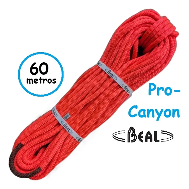 Cuerda Beal Procanyon 60m 10.3mm Semiestática Agua Rescate