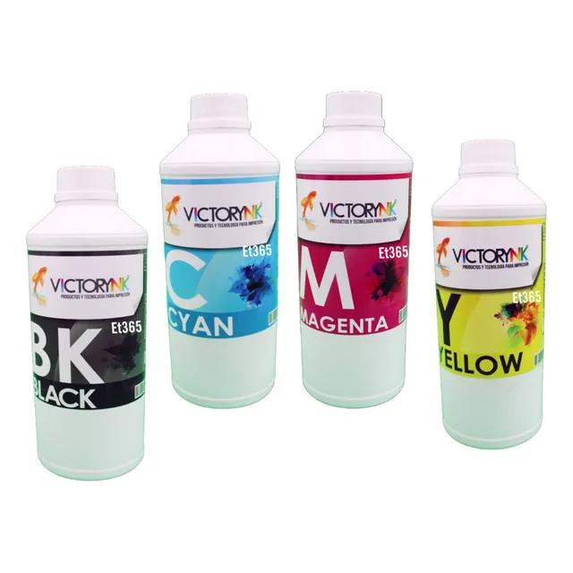 Pack 4 Lts Tinta Tipo Dye Universal P/epson Brother Hp Canon Tinta Black, Cyan, Magent, Yellow