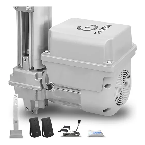 Garen Motor Eletrônico Bascutante Bv Fit Turbo 1/3hp 7 Segundos 50/60hz 2 Controles Remoto 1,40m 220v