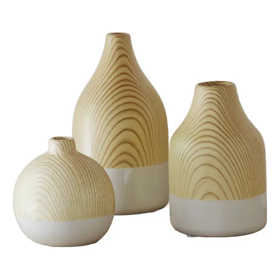 Floreros Difusores Ceramica Nordicos Set X 3 Combo