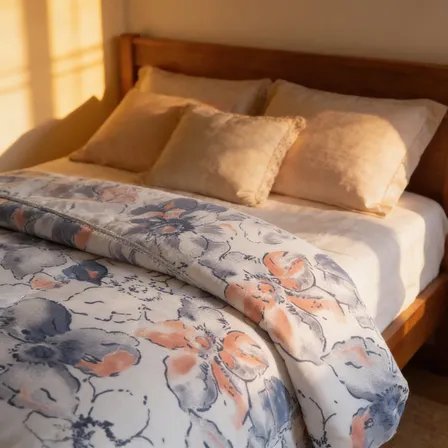 Edredom Casal Dupla Face Estampas Variadas 1 Peça Cor Floral Estampadas Sortidas