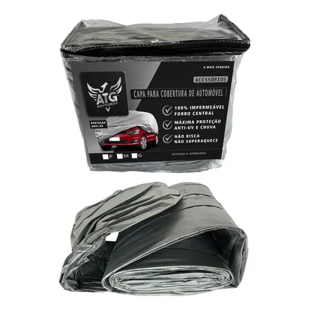 Capa De Cobrir Carro Proteger Sol Chuva Impermeavel Forrada