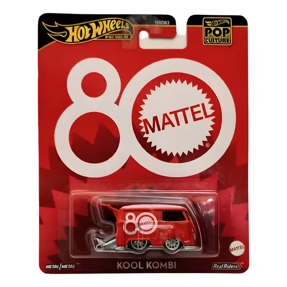 Kool Kombi Mattel 80 Hot Wheels Premium 24 Color Rojo