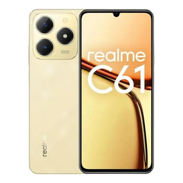Smartphone Realme C61 256 Gb 8 Gb Ram Com Nfc+ Fone +capinha