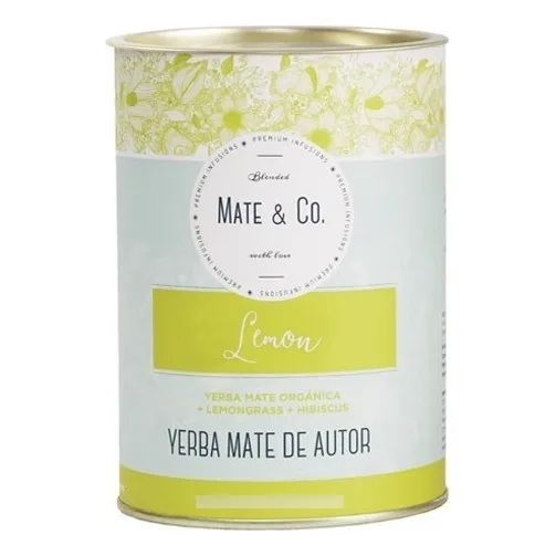 Yerba Mate De Autor Blend Lemon Detox Mate & Co Lata 240 Gr