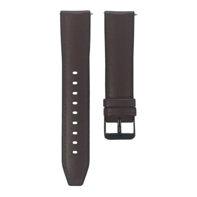 Pulseira Para Amazfit Gtr2e De Couro C/ Silicone 22mm