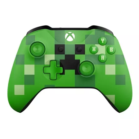 Control joystick inalámbrico Microsoft Xbox Xbox wireless controller minecraft creeper