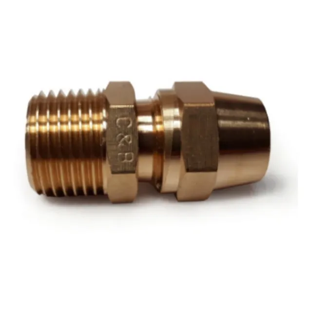Conector Adaptador 3/4 Flare X 3/4 Rosca Npt Bronce Caracas.