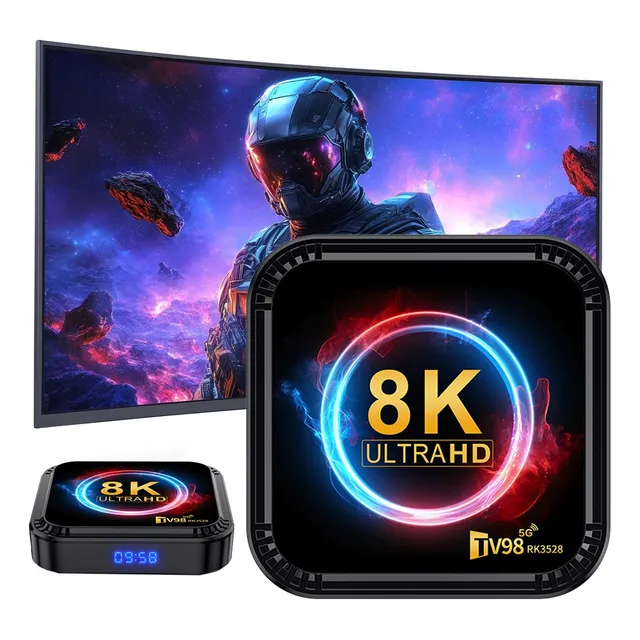 Streaming Tv Box  Android  8k Hd Replicator Multimedia  13.0 Negro Estándar