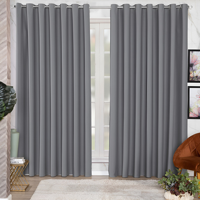 Cortina Blackout Tecido Grosso 2,80x2,30 Porta Sala Quarto Cortina Blackout Tecido Grosso 2,80x2,30 Porta Sala Quarto