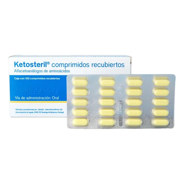 Ketosteril Alfacetoanalogos De Aminoácidos 100 Tabletas