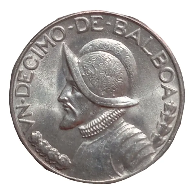 Moneda Panama Un Decimo Balboa 1982  Nueva Muy  Bonita !
