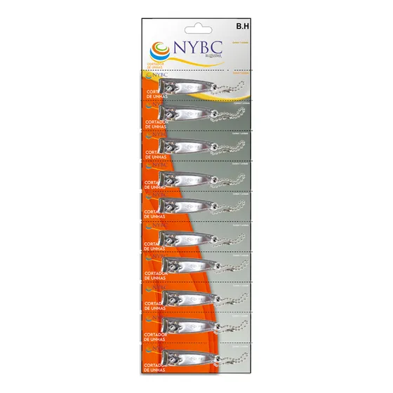 Cortador De Unhas Pequeno Com Corrente (5,4cm) - 10 Pcs Nybc