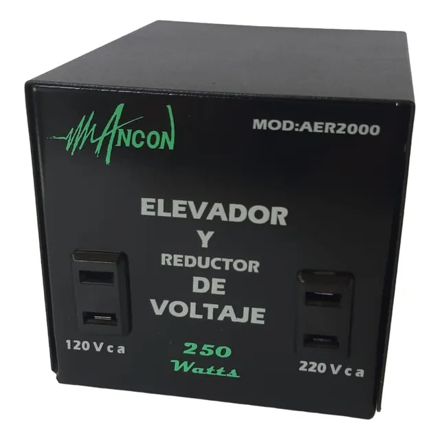 Elevador Y Reductor De Voltaje 250 Watts 