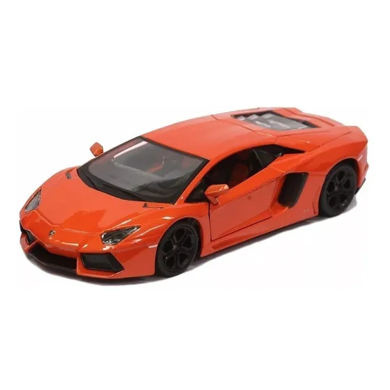 Miniatura Lamborghini Aventador Lp 700-4 Laranja Maisto 1/24