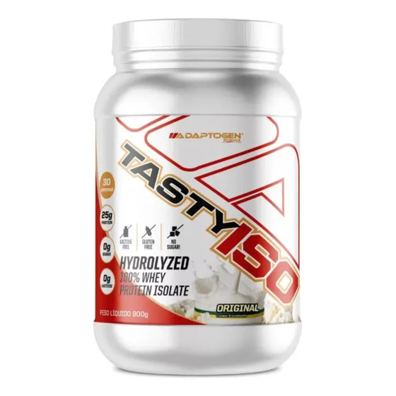 Tasty Iso 900g Whey 100% Hidrolisado E Isolado - Adaptogen