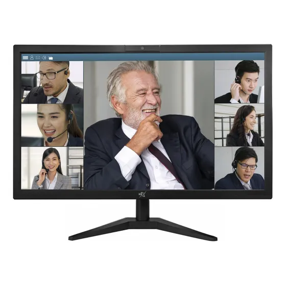 Monitor Brx Led 21,5 Webcam Microfone E Alto Falante Hdmi