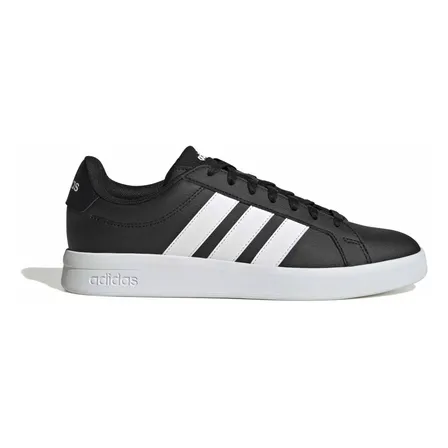 Tênis Masculino Grand Court Base 3.0 adidas Cblack/ftwwht/cblack Liso 43 Br