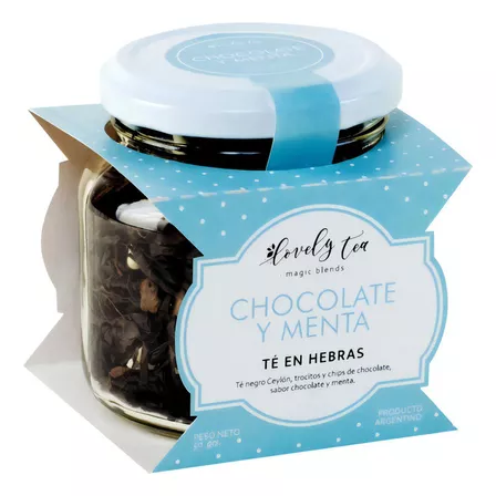 Chocolate Y Menta Lovely Tea X 50gr Heredia Heredia Negro Hebras - 1 - Unidad - 1 - 50 g