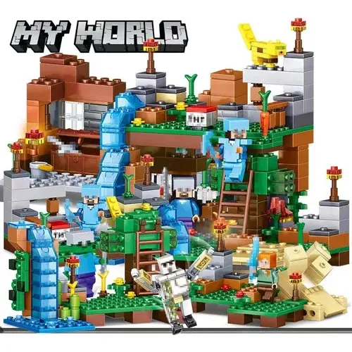 378 Lego Garden City 4 In 1 Minecraft Mannequins