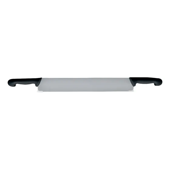 Cuchillo Para Queso Mango Doble 38 Cm Negro