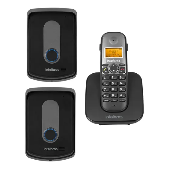 Porteiro Interfone Sem Fio Tis 5010 Intelbras + Ramal Extern