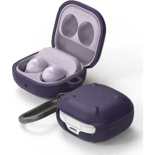 Case Ringke Onyx Para Galaxy Buds FE / 2 Pro / Buds 2 / Galaxy Buds Pro / Live Funda Texturizada Antideslizante (evita manchas grasas) - Morado