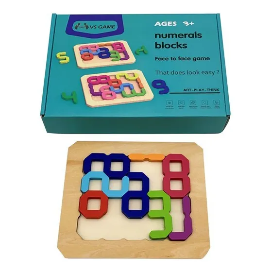 Juego Mesa Puzzle Numeros Made