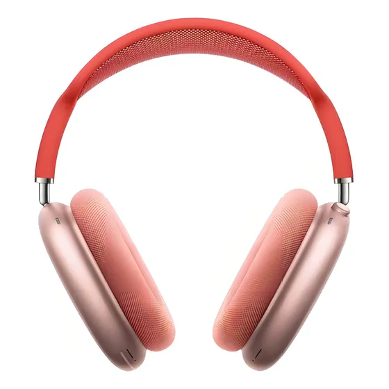 Fone De Ouvido Over-ear Gamer Sem Fio Bluetooth P9 Max Air Cor Vermelho Luz Azul