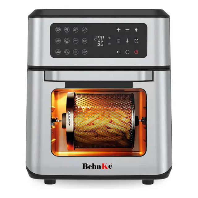 Horno Freidora De Aire 12 Litros Color Negro