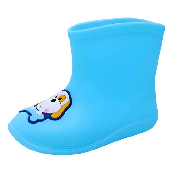 Botas De Goma Para Lluvia Infantiles Niños Antideslizante 